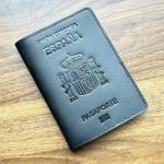 Genuine Leather Spain Passport Cover Crazy Horse Funda Pasaporte Business Unisex Durable Spanish