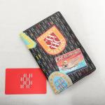 CH Passport Holder Stylish Patterned Design Passport Cover Multi Function Card Pocket Travel Document Organizer Travel Essential