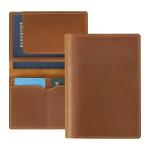 AIGUONIU Leather Passport Holder Travel Wallet Cover Case for Men and Women Leather Travel Documents Organizer Protector
