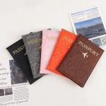 Leopard Print Travel Passport Holder Cover Case for Women PU Leather Card Ticket Passport Covers Holder Protective Accessories