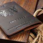 Dutch Passport Cover - Genuine Leather Netherlands Travel Wallet with Credit Card Slots & RFID Blocking