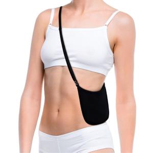 RFID Hidden Money Wallet, Travel Pouch Under Clothes, Undergarment Crossbody Secert Body Pouch for Passport Money Card Phone