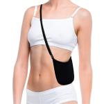 RFID Hidden Money Wallet, Travel Pouch Under Clothes, Undergarment Crossbody Secert Body Pouch for Passport Money Card Phone