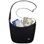 RFID Hidden Money Wallet, Travel Pouch Under Clothes, Undergarment Crossbody Secert Body Pouch for Passport Money Card Phone