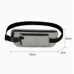 RFID Blocking Waterproof Sport Travel Phone Money Belt Bag Fanny Packs Men Women Hidden Wallet Passport Holder Bag Big Capacity
