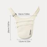 Polyester Travel Anti-Theft Waist Bag with RFID Blocking Hidden Passport Wallet for Europe Tours, Secure Crossbody Pouch