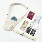 Polyester Travel Anti-Theft Waist Bag with RFID Blocking Hidden Passport Wallet for Europe Tours, Secure Crossbody Pouch