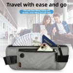 RFID Blocking Waterproof Sport Travel Phone Money Belt Bag Fanny Packs Men Women Hidden Wallet Passport Holder Bag Big Capacity