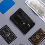 RFID Hidden Clip Slim Wallet, RFID Blocking Function Credit Travel Card Holder， Credit Card/Id Holder for Women & Men