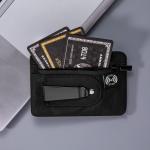 RFID Hidden Clip Slim Wallet, RFID Blocking Function Credit Travel Card Holder， Credit Card/Id Holder for Women & Men