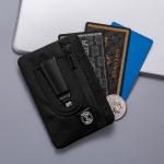 RFID Hidden Clip Slim Wallet, RFID Blocking Function Credit Travel Card Holder， Credit Card/Id Holder for Women & Men