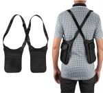 Anti-Theft Hidden Underarm Strap Wallet Pocket Multifunction Holster Phone Card Double Shoulder Pouch for Travel Outdoor Safety
