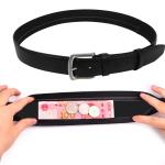 Travel Cash Anti Theft Belt Waist Bag Women Portable Hidden Money Strap Belt Wallet Waist Pack Men Secret Hiding Belt 115/125cm