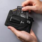 RFID Hidden Clip Slim Wallet, RFID Blocking Function Credit Travel Card Holder， Credit Card/Id Holder for Women & Men