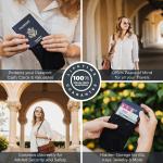 Hidden Bra Wallet - Travel Pouch & Secret Pocket for Passport, Money & Valuables - Undercover Bra Stash Fits Most Bra Sizes