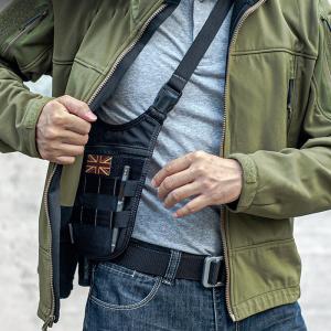 Underarm Tactical Shoulder Bag Wallet Agent Men Hidden Molle Waist Bag Outdoor Travel Phone Key Anti Theft Pack EDC Tools Pocket