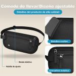 RFID Blocking Waterproof Sport Travel Phone Money Belt Bag Fanny Packs Men Women Hidden Wallet Passport Holder Bag Big Capacity