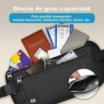 RFID Blocking Waterproof Sport Travel Phone Money Belt Bag Fanny Packs Men Women Hidden Wallet Passport Holder Bag Big Capacity