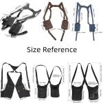 Anti-Thief Underarm Double Shoulder Wallet Bag Hidden Holster Belt Security Concealed Pack Backpack For Man/Male