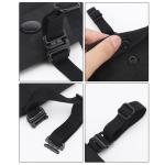 Women Hidden Bra Wallet Solid Color Secret Travel Wallet Flap Clasp Money Belt Pouch Pickpocket Belt Cotton for Money Valuables