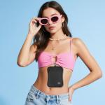 Anti-Theft RFID Blocking Undercover Hidden Keychain Wallet Stash Money Belt Travel Pouch Passport Holder