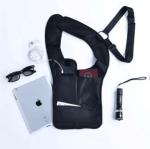 Travel Safe Anti-Theft Safety Hidden Underarm Shoulder Bag Double-Bag Design Pouch Secret Agent Shoulder Phone Case Wallet Bags