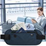 RFID Blocking Waterproof Sport Travel Phone Money Belt Bag Fanny Packs Men Women Hidden Wallet Passport Holder Bag Big Capacity