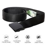 Travel Security Money Belt Hidden Money Pocket Cashsafe Anti-Theft Wallet Belt Hidden Cash Money Belt Bag Anti Theft Waist Packs