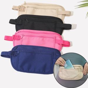 Travel Waist Packs Pouch For Passport Money Hidden Security Wallet Men Women Sport Running Bag Chest Pack Money Fanny Pack trail