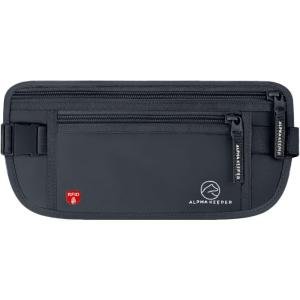 Money Belt for Travel Hidden Under Clothes RFID Blocking Passport Holder and Slim Waist Wallet Pouch for Women and Men Anti-The