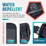 Money Belt for Travel Hidden Under Clothes RFID Blocking Passport Holder and Slim Waist Wallet Pouch for Women and Men Anti-The