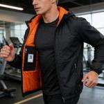 High Quality with Zipper Sew-in Side Hiddens Pocket Solid Color canvas Inside Security Pocket Durable Travel Wallet Pouch