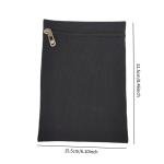 2x Sew in Side Pocket with Zipper Canvas Convenience Sturdy Clothes Inner Pockets Travel Security Pocket Hidden Wallet for Coats