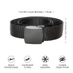 Travel Cash Anti Theft Belt Waist Bag Men Secret Hiding Belt Women Portable Hidden Money Strap Belt Wallet Waist Pack 120cm
