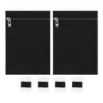 Inside Pockets With Zipper Sew-in Side Hiddens Pocket Solid Color Polyester Inside Security Pocket Durable Travel Wallet Pouch