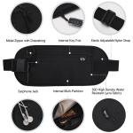 1PCS Secure Travel Money Belt, Undercover Hidden RFID Blocking Travel Wallet, Anti-Theft Passport Wallets for Men Women