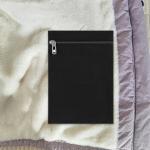 Inside Pockets With Zipper Sew-in Side Hiddens Pocket Solid Color Polyester Inside Security Pocket Durable Travel Wallet Pouch