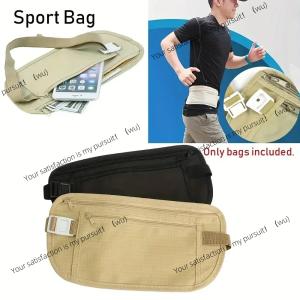 Sport Running Bag Invisible Travel Waist Packs Pouch For Passport Money Belt Bag Hidden Security Wallet Gift Pack Money Bag
