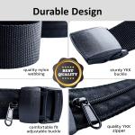 Travel Cash Anti Theft Belt Waist Bag Men Secret Hiding Belt Women Portable Hidden Money Strap Belt Wallet Waist Pack 120cm