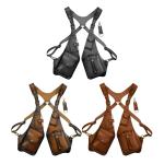 Hidden Underarm Shoulder Bag Anti Thief Leather Crossbody Bag Wallet Pocket for Outdoor Hiking Costume Parties Steampunk Travel