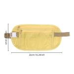 Invisible Travel Waist Packs Pouch For Passport Money Belt Bag Hidden Security Wallet Gift Travel Bag Chest Pack Money Waist Bag