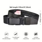 New Travel Cash Anti Theft Belt Waist Bag Women Portable Hidden Money Strap Belt Wallet Waist Pack Men Hiding Belt For Men Women