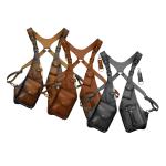 Hidden Underarm Shoulder Bag Anti Thief Leather Crossbody Bag Wallet Pocket for Outdoor Hiking Costume Parties Steampunk Travel