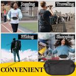 Sport Running Bag Invisible Travel Waist Packs Pouch For Passport Money Belt Bag Hidden Security Wallet Gift Pack Money Bag