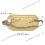 Sport Running Bag Invisible Travel Waist Packs Pouch For Passport Money Belt Bag Hidden Security Wallet Gift Pack Money Bag