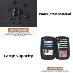 Family RFID Blocking Passport Holder Wallet Storage Bag- Travel Document Organizer with Credit Card Case Essential Travel Bag