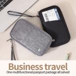 Rfid Blocking Passport Wallet Passport Holder Bag Family Travel Essentials Wallet Document Organizer Credit Cards Case for Trave