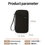 Family RFID Blocking Passport Holder Wallet Storage Bag- Travel Document Organizer with Credit Card Case Essential Travel Bag