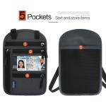 1PCS Passport Holder for Families, RFID Blocking Neck Wallet, Travel Document Organizer,Multi-Passport Pouch,Portable & Stylish