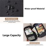 RFID Blocking Passport Holder Wallet - Family Travel Document Organizer with Credit Card Slots, Secure Essentials Bag for Trips